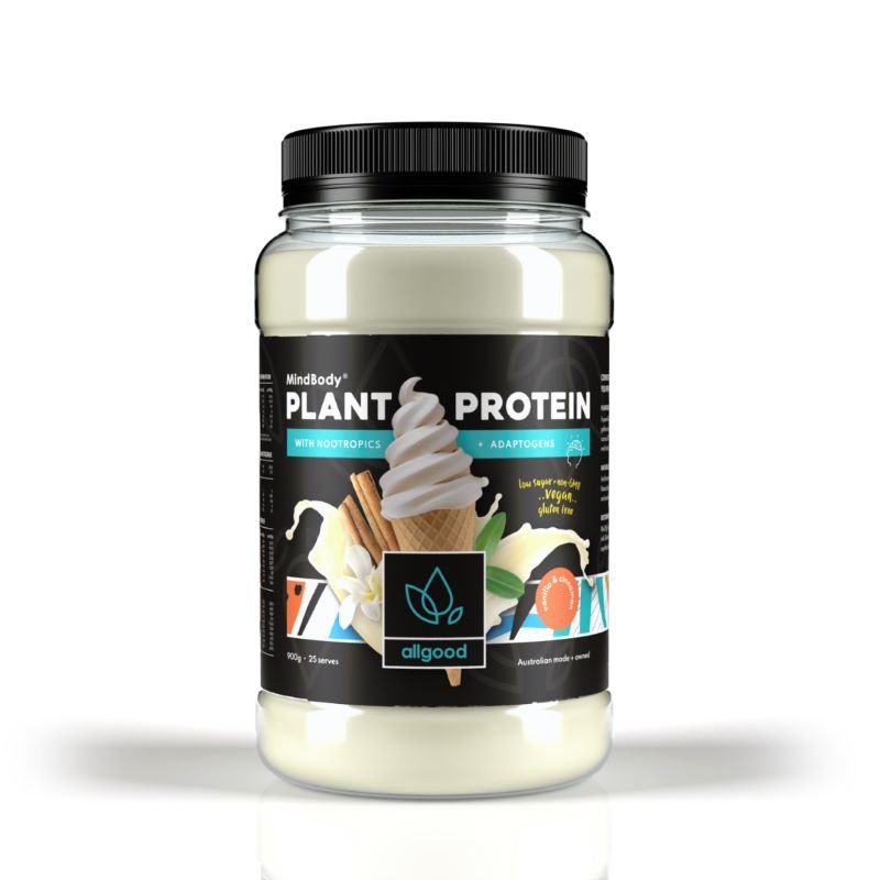 Allgood Nutrition MindBody Plant Protein (AGN-PP-V - Vanilla Cinnamon)