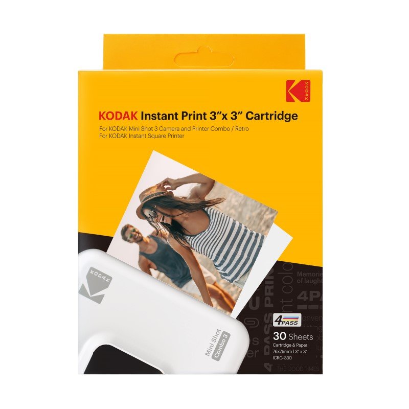 Kodak Instant Print 3x3 Cartridge For 30 Photos