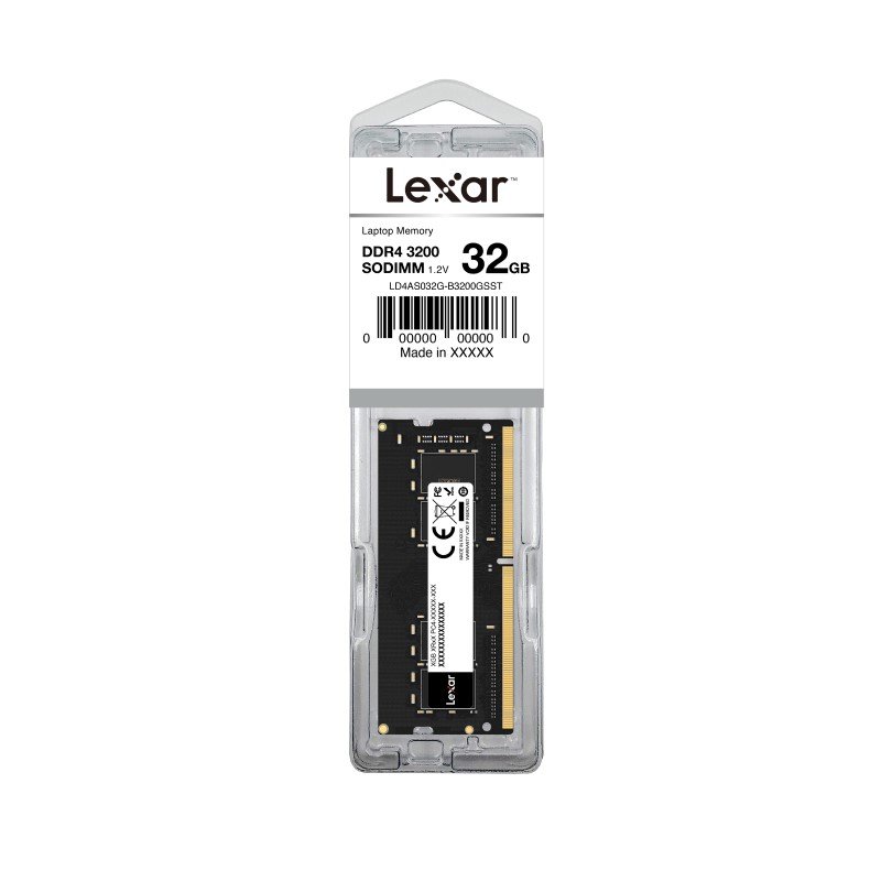 Lexar® DDR4-3200/2666 SODIMM Laptop Memory