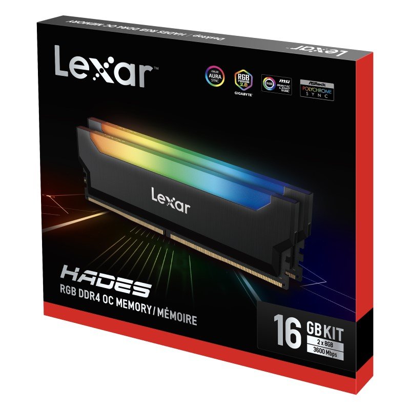 Lexar RAM Hades RGB DDR4 3600 Desktop Memory - UCC Australia