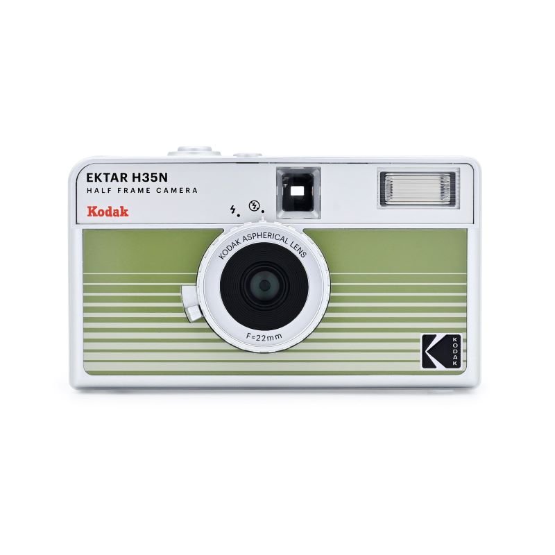 Kodak Ektar H35N Half Frame Camera (RK0303 - Colour: Striped Green)