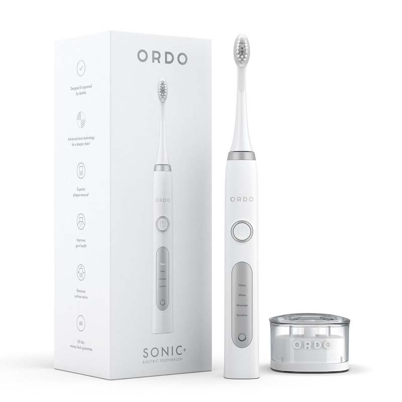 Ordo Sonic Plus Electric Toothbrush (SP2000-WS - Colour: White/Silver)