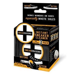 Sneakerasers Pre-Moistened Instant Shoe Cleaner 3 Pack