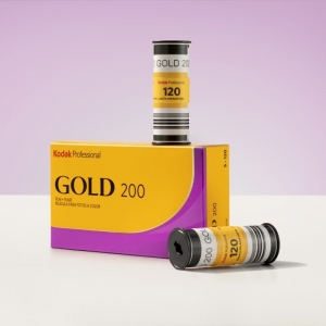 Kodak Film Gold 200 Color Negative Film (120 Roll Film, 5-Pack)