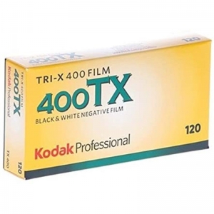 Kodak Film Tri-X 400 B&W Negative Film (120 Roll Film, 5-Pack)