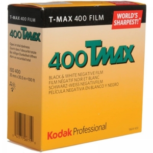 Kodak Film T-Max 400 B&W Negative Film (35mm Roll Film, 100' Roll)