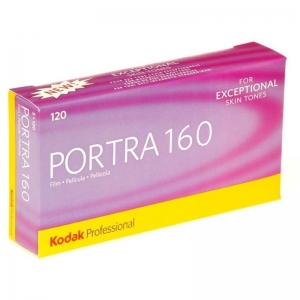 Kodak Film Portra 160 Color Negative Film (120 Roll Film, 5-Pack)
