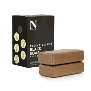 Dr Natural Black Bar Soap Twin Pack 226g