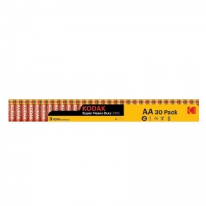 Kodak ZINC super heavy duty AA battery (30 pack shrink long)