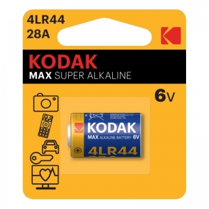 Kodak Batteries Max Super Alkaline K28A 4LR44 6V Single Pack
