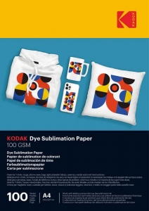 Kodak Dye Premium Sublimation Paper 100GSM A4 100 Sheets