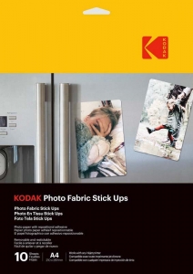 Kodak Photo Paper Fabric Stick Ups A4 10 Sheets