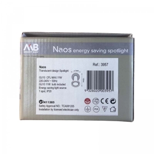 Mort Bay Naos Energy Saving Spotlight Silver