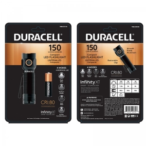 Duracell 150 Lumen Compact Aluminum LED Flashlight