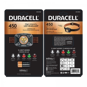 Duracell 450 Lumen Multi-Function LED Headlamp