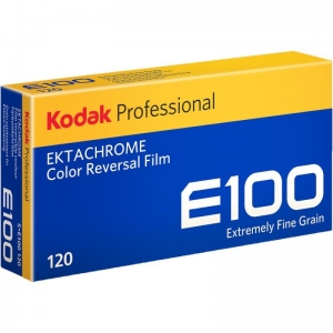 Kodak Film Ektachrome E100 Color Reversal Film (120 Roll Film, 5-Pack)