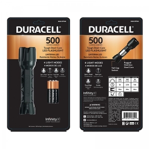 Duracell 500 Lumen P-Steel LED Flashlight