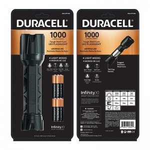Duracell 1000 Lumen P-Steel LED Flashlight