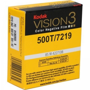 Kodak Film VISION3 500T Color Negative Film #7219 (Super 8, 50' Roll)