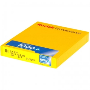 Kodak Film Ektachrome E100 Color Reversal Sheet Film (4 x 5, 10 sheets)