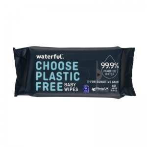 Waterful Plastic Free Baby Wipes 60 Pack