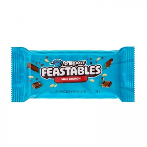 Mr Beast Feastables Chocolate Milk Crunch 35 gram