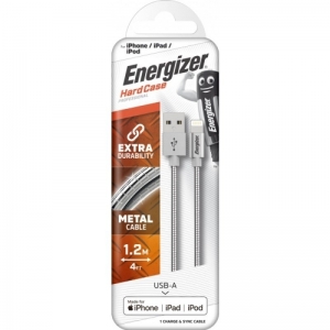Energizer iPhone (Lightning) Premium Steel Cable 1.2 Metre