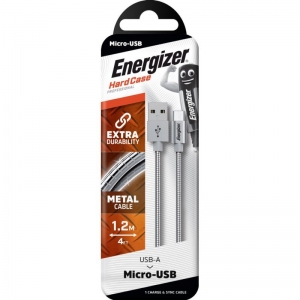 Energizer Micro-USB Premium Steel Cable 1.2 Metre