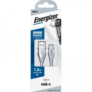 Energizer USB-C Nylon Braided Cable 1.2 Metre