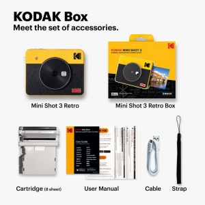 Kodak Instant Camera Mini Shot 3 Retro
