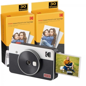 Kodak Instant Camera Mini Shot 2 Retro Cartridge Bundle