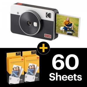 Kodak Instant Camera Mini Shot 2 Retro Cartridge Bundle