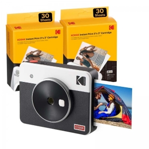 Kodak Instant Camera Mini Shot 3 Retro Cartridge Bundle