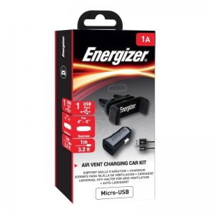 Energizer Car Kit Vent Holder with Micro-USB Cable
