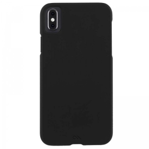 Case Mate Phone Case For iPhone XS Max Barely There Leather Black