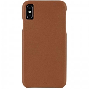 Case Mate Phone Case For iPhone X/XS Barely There Leather Butterscotch