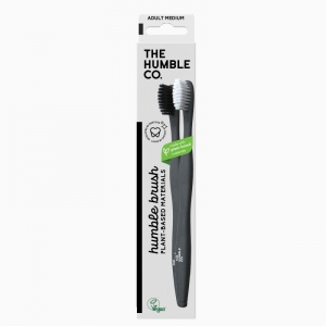 The Humble Co. Plant-Based Toothbrush - Medium 2 Pack - Assorted Colours