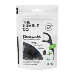 The Humble Co. Plant-Based Floss Picks 50 Pack