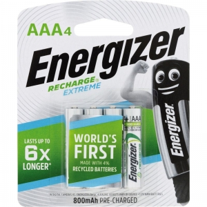 Energizer Batteries Recharge AAA 4 Pack
