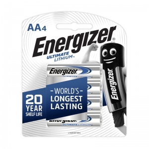 Energizer Batteries Ultra Lithium AA 4 Pack
