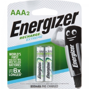 Energizer Batteries Recharge AAA 2 Pack