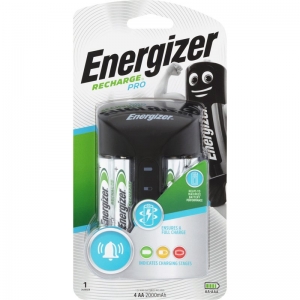 Energizer Batteries Pro Charger Rechargeable AA 4 Pack Included
