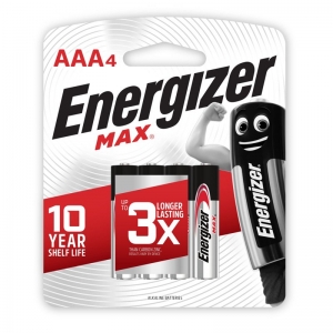 Energizer Batteries Max AAA 4 Pack