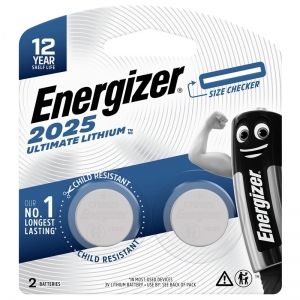 Energizer Batteries Ultimate Lithium 2025 2 Pack