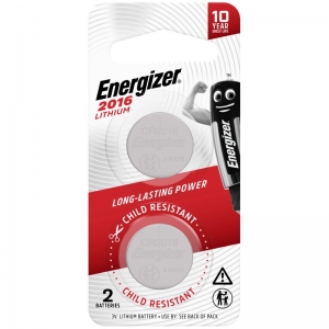 Energizer Batteries Lithium 2016 2 Pack