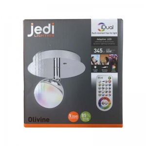 Jedi Idual Olvine LED Colour Changing Ceiling Light