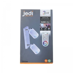 Jedi Idual Citrine LED 2 x Light Colour Changing Spot Light