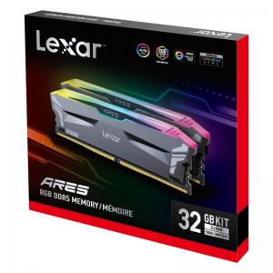 Lexar RAM ARES RBG DDR5 5600 OC Desktop Memory Capacity: 32GB Kit (16GBx2)