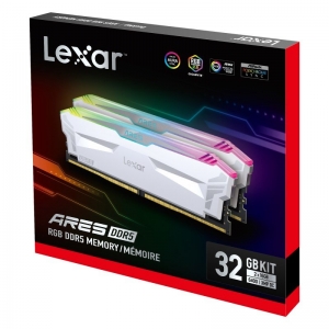 Lexar RAM ARES DDR5 RGB 6400 OC Desktop Memory Capacity: 32GB Kit (16GBx2)