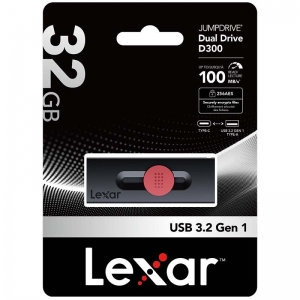 Lexar JumpDrive Dual Drive D300 USB 3.2 Gen 1 Type-C